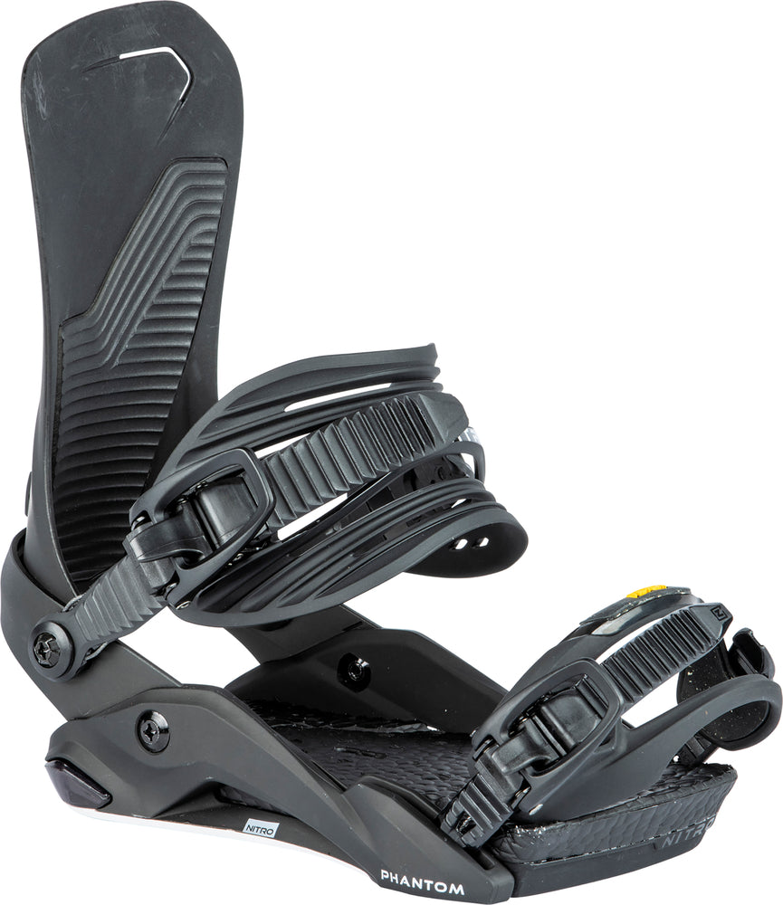 Nitro Phantom Snowboard Bindings in Ultra Black 2024 - M I L O S P O R T