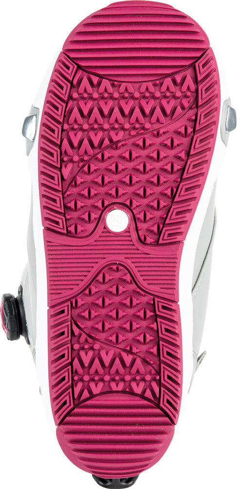 Nitro Dynasty Step On BOA Womens Snowboard Boots in Iron and Wine 2024 - M I L O S P O R T