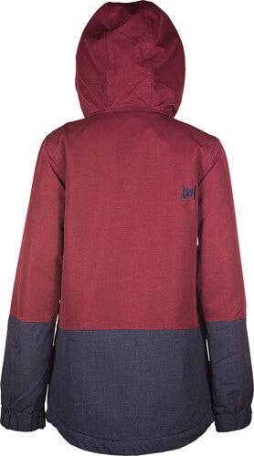 2022 L1 Lalena Womens Snow Jacket in Wine and Black - M I L O S P O R T