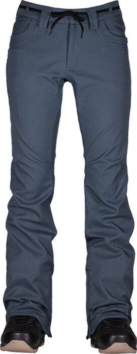 L1 Heartbreaker Twill Womens Snow Pant in Slate 2023 - M I L O S P O R T
