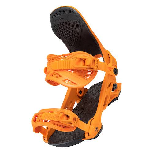 Arbor Hemlock Snowboard Binding in Orange 2024 - M I L O S P O R T
