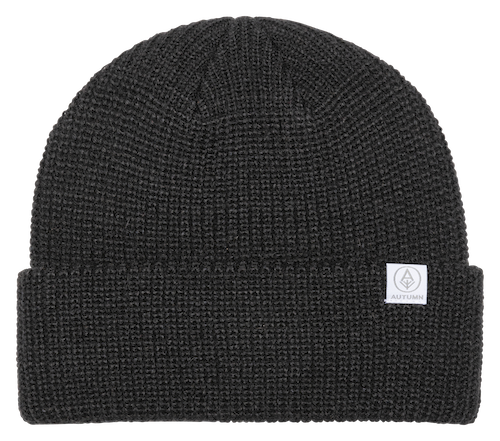 Autumn Babylon Sustainable Beanie In Black - M I L O S P O R T