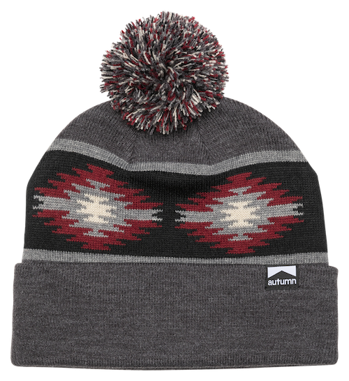 Autumn Blanket Beanie In Charcoal - M I L O S P O R T