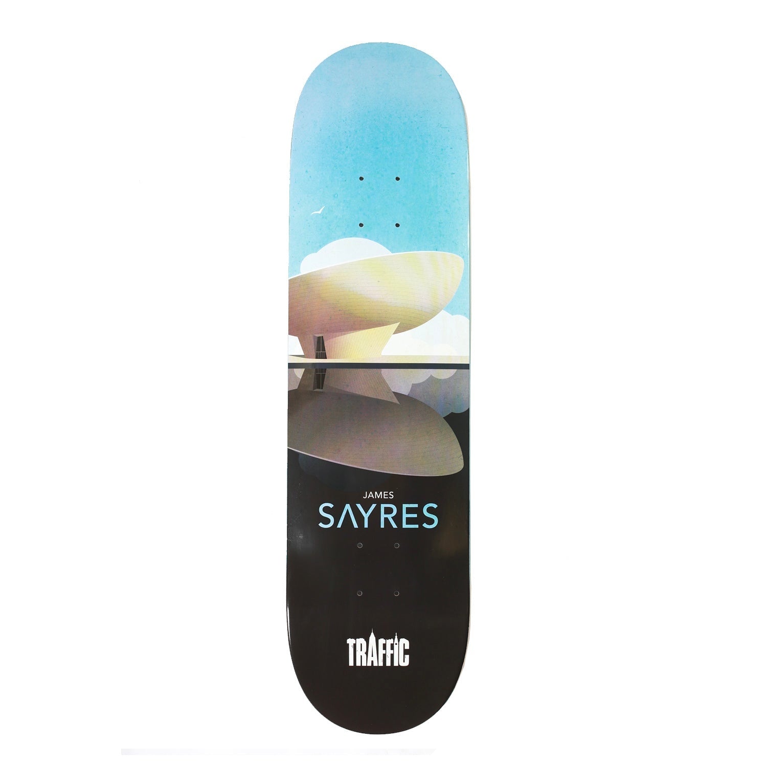 Traffic Sayres Cloud City Skate Deck in 8.25" - M I L O S P O R T