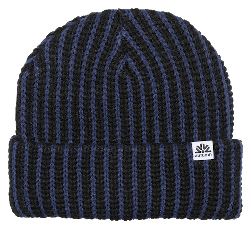 Autumn Chunky Beanie In Black - M I L O S P O R T