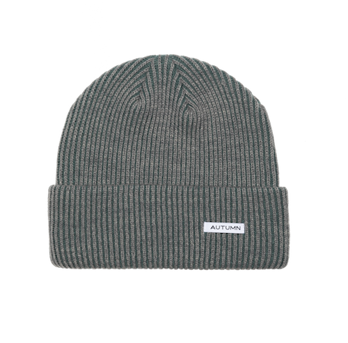 Autumn Cord Beanie In Grey - M I L O S P O R T