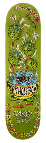 Anti Hero Hewitt on Vacation Grimple Stix Skateboard Deck in 8.85" - M I L O S P O R T