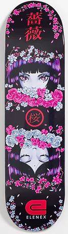 Elenex Cherry Rose Skateboard Deck in 8.5'' - M I L O S P O R T