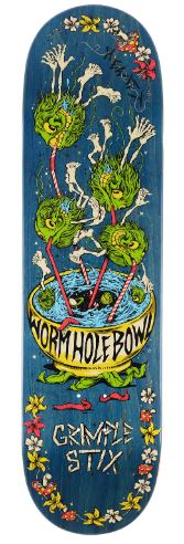 Anti Hero Hewitt on Vacation Grimple Stix Skateboard Deck in 8.85" - M I L O S P O R T