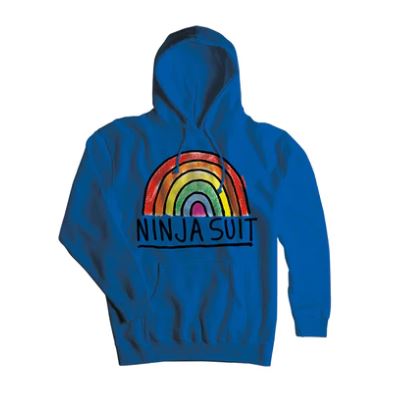 2022 Airblaster Ninja Rainbow Hoody in Royal - M I L O S P O R T
