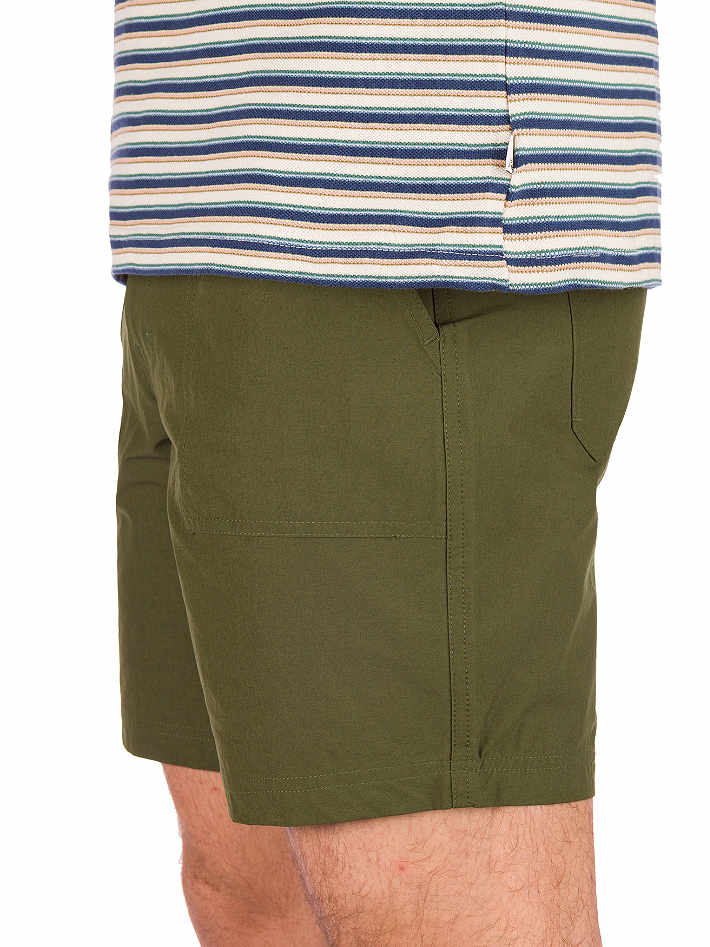 Coal Crosscut Mens Shorts in Rifle Green - M I L O S P O R T