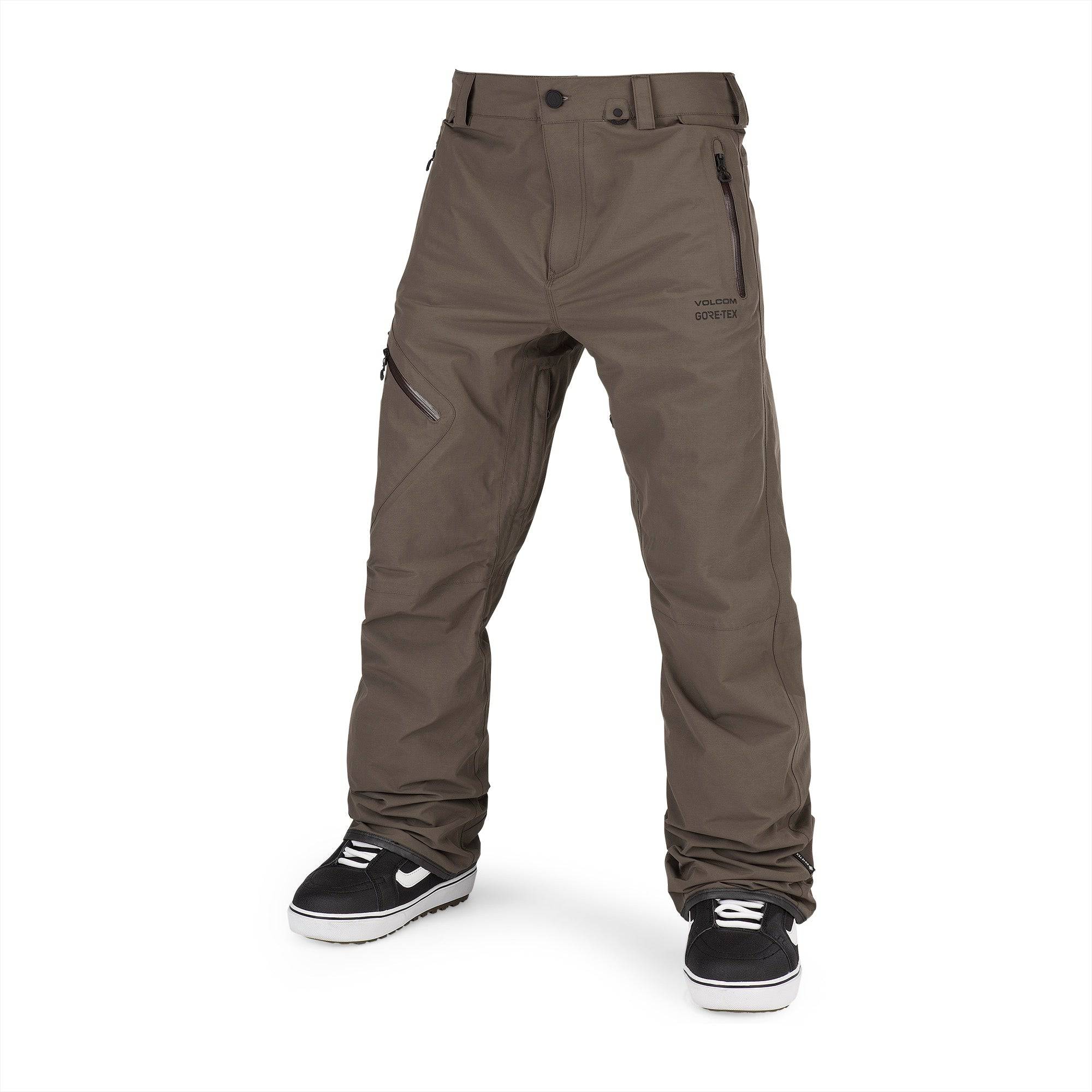 2022 Volcom L Gore-Tex Pant in Dark Teak