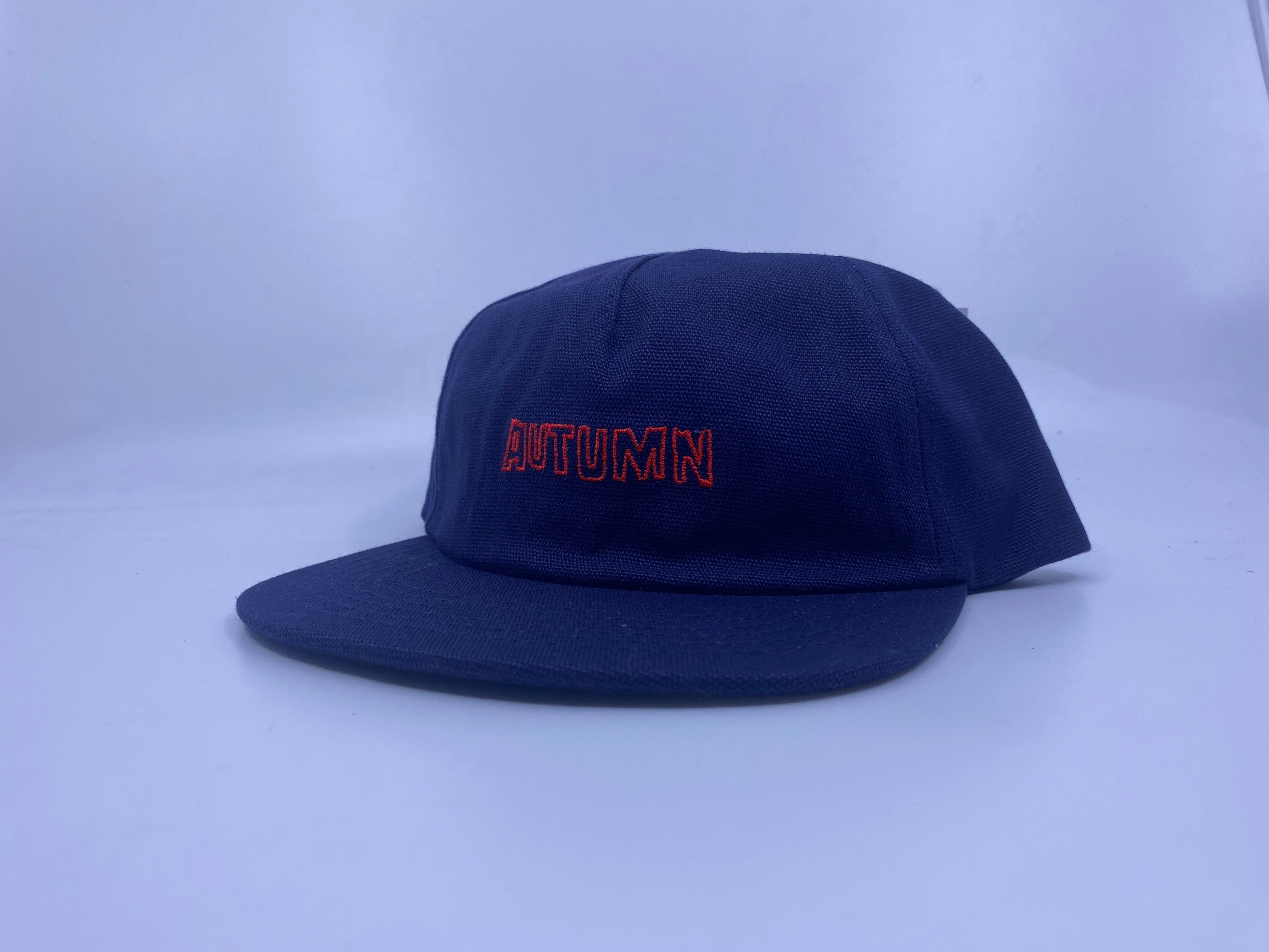 Autumn 5 Panel Twill Snapback Hat in Navy - M I L O S P O R T