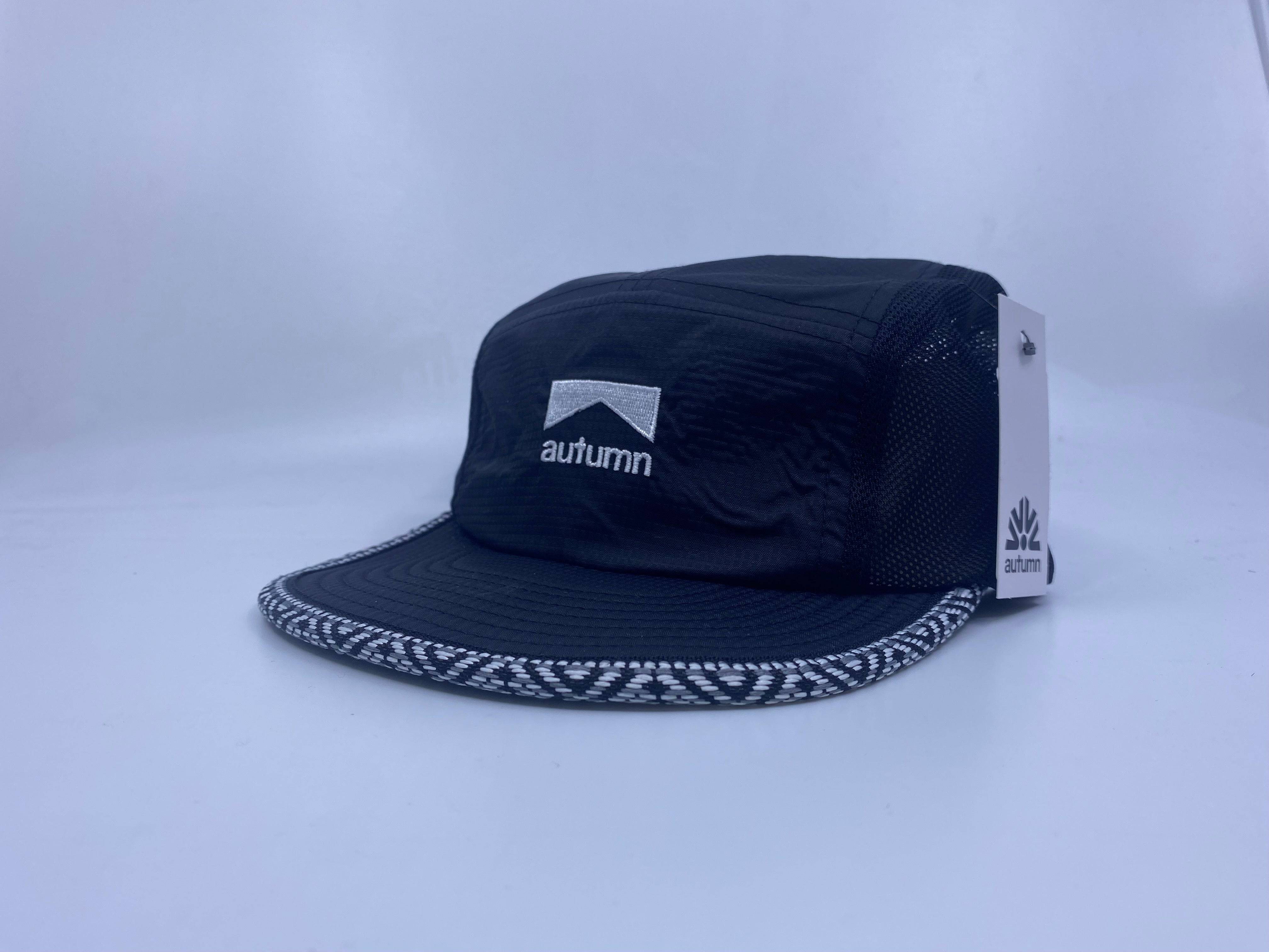 Autumn Rip Stop Camp Cap in Black - M I L O S P O R T
