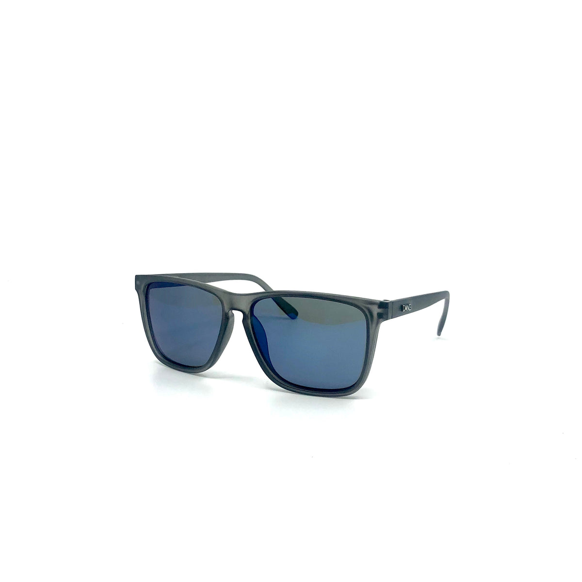 Dang Shades Recoil polarized sunglasses, stylish accessories with tinted lenses and sleek black frame, designed for outdoor sun protection.