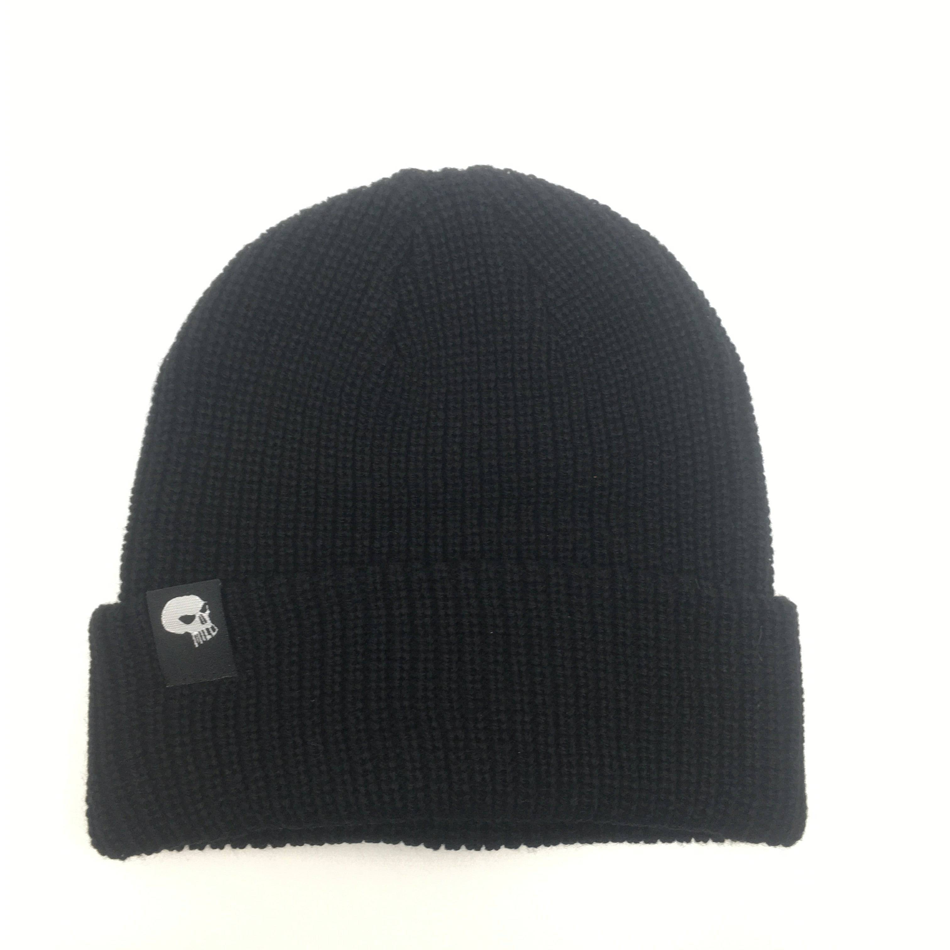 Milosport Skull & Bird Beanie in Black - M I L O S P O R T