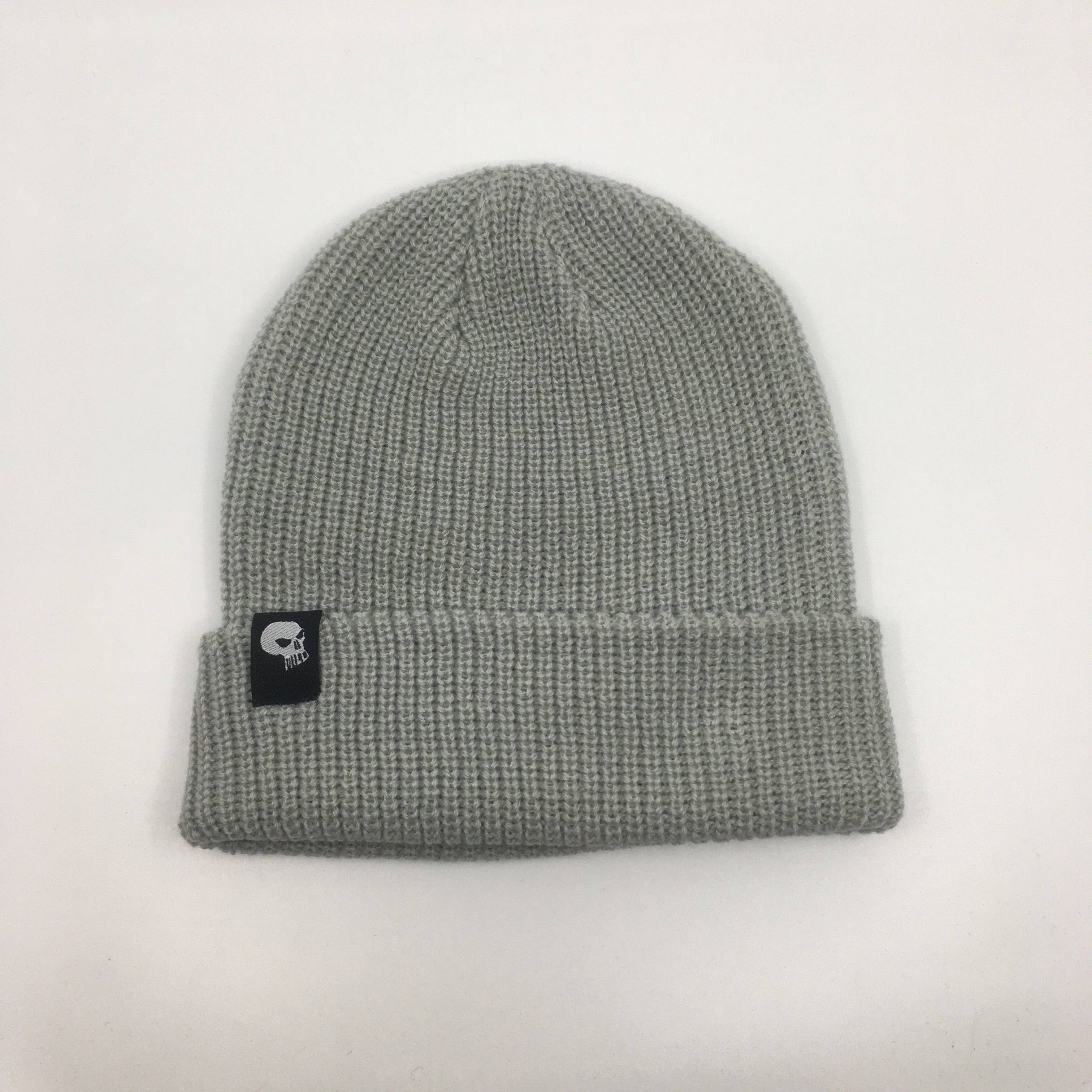 Milosport Skull & Bird Beanie in Grey - M I L O S P O R T