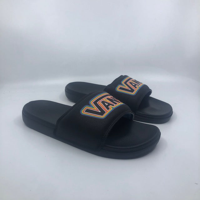 Vans La Costa Slides in Pride and Black - M I L O S P O R T