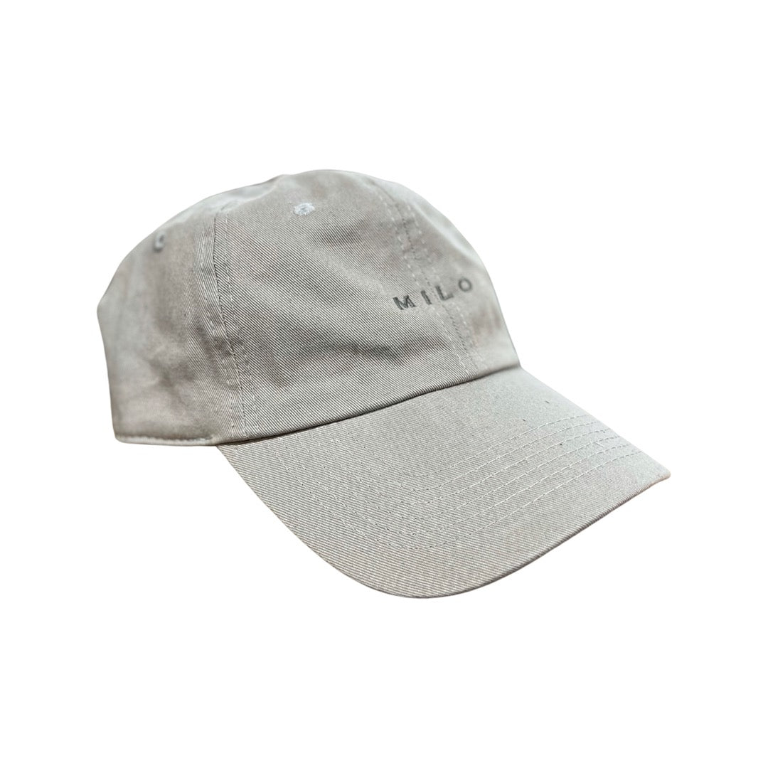 Milo Dad Hat Mini Logo in Khaki - M I L O S P O R T