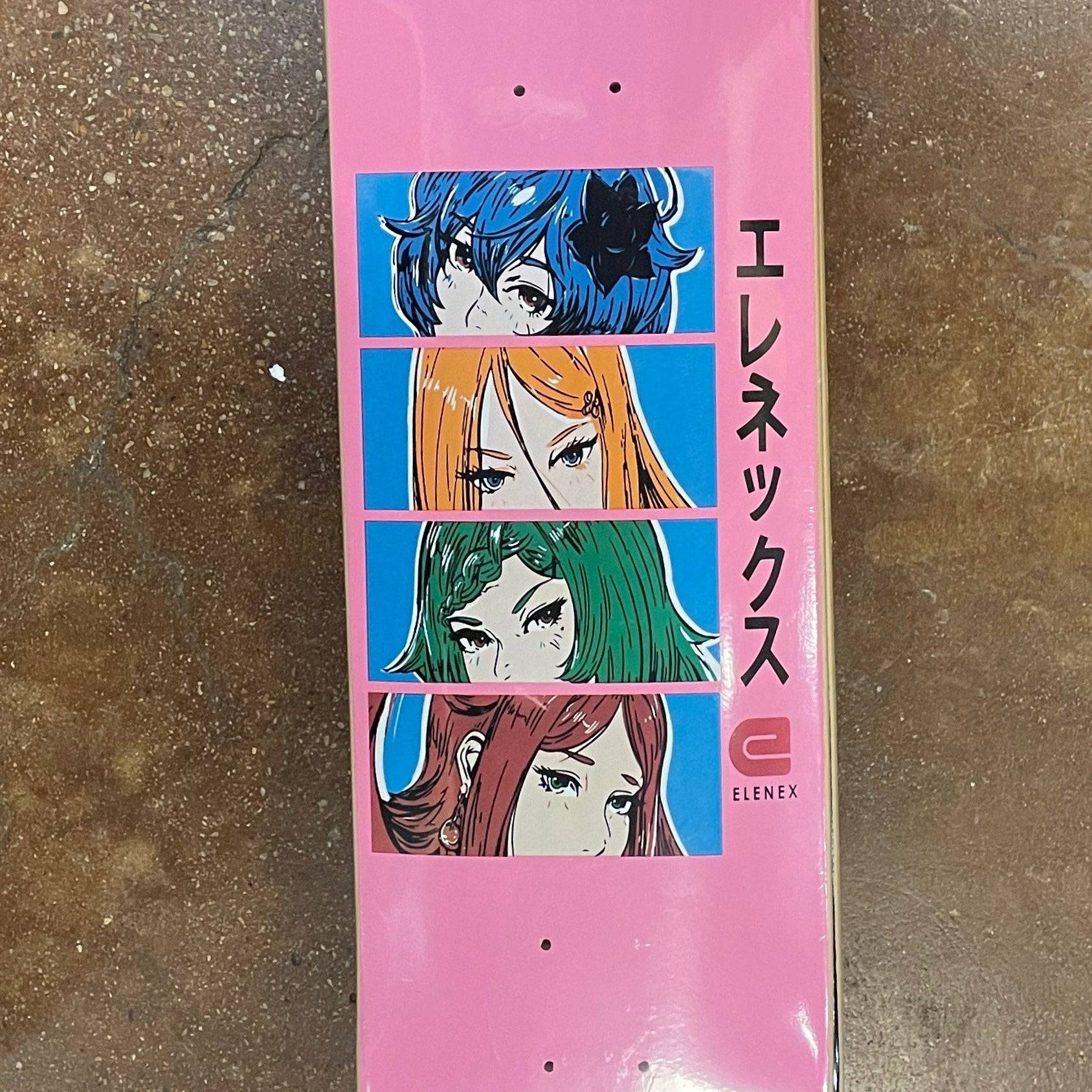 Elenex Four Square Skateboard Deck in 8.25'' Assorted Stains - M I L O S P O R T