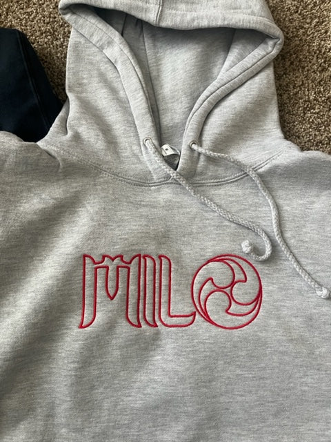 Milosport x Ronin Heavyweight Hoodie in Grey - M I L O S P O R T