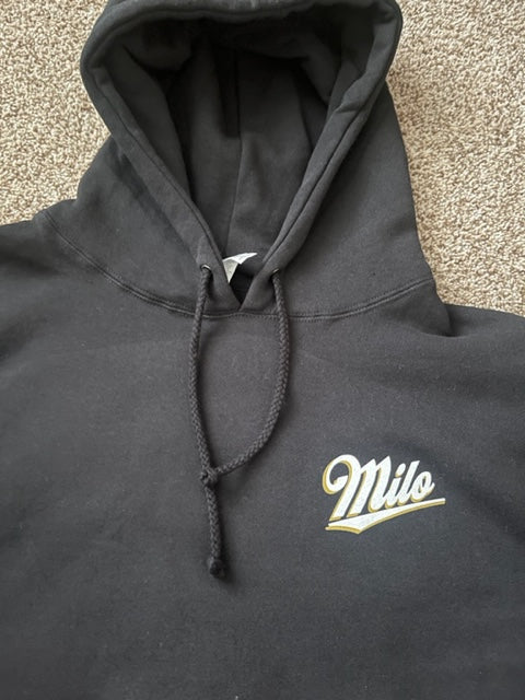 Milosport Eagle Heavyweight Hoodie in Navy - M I L O S P O R T