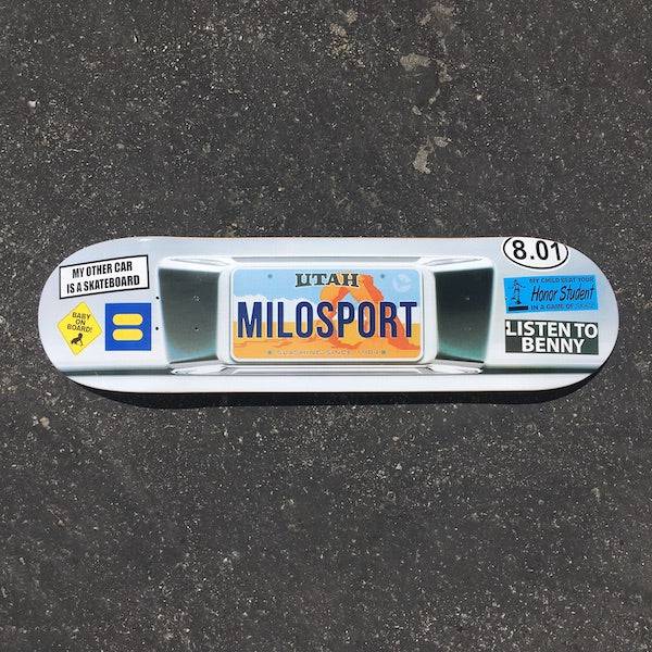 Milosport Bumper Sticker Skate Deck - M I L O S P O R T