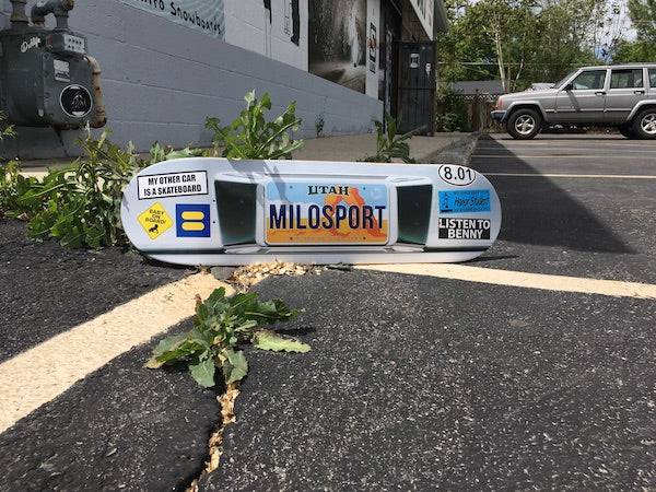 Milosport Bumper Sticker Skate Deck - M I L O S P O R T