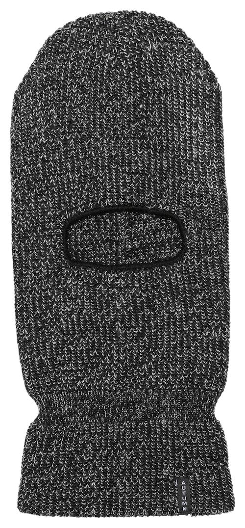 Autumn Marl Balaclava In Black - M I L O S P O R T