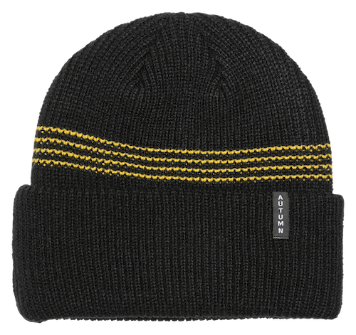 Autumn Mini Stripe In Beanie Black - M I L O S P O R T