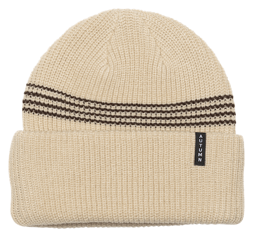 Autumn Mini Stripe In Beanie Natural - M I L O S P O R T