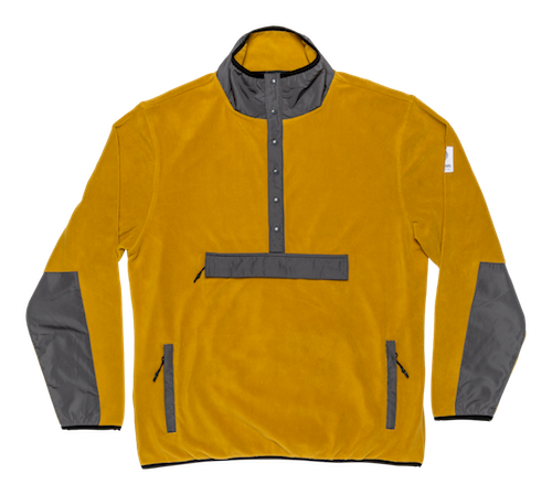 Autumn Orb Half Snap Fleece In Harvest Gold - M I L O S P O R T