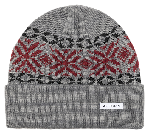 Autumn Roots Beanie In Grey - M I L O S P O R T