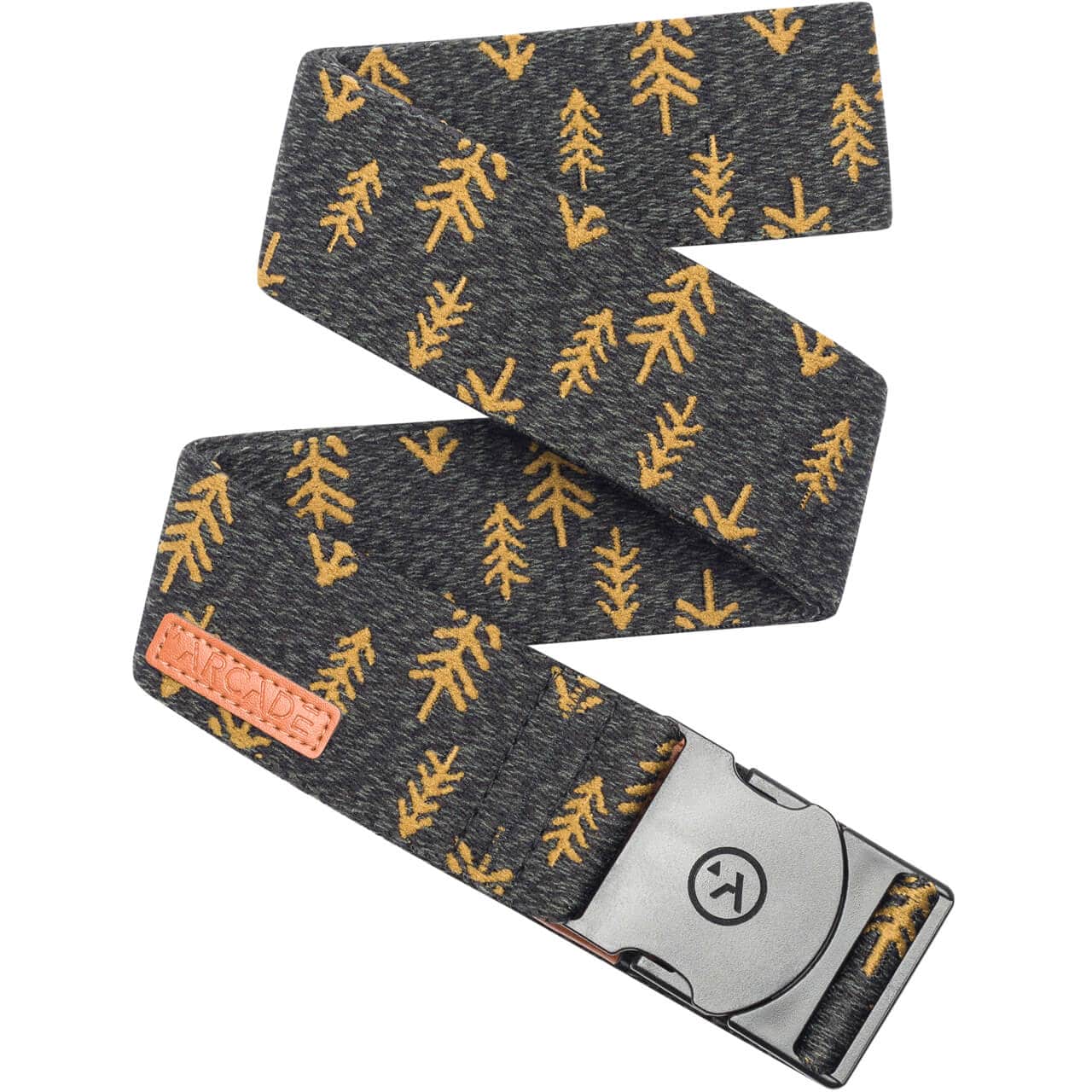 Arcade Ranger Belt in Heather Green and Metal Brown - M I L O S P O R T