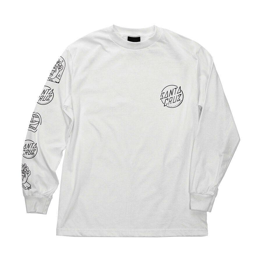 Santa Cruz Gateway Hand Longsleeve in White - M I L O S P O R T