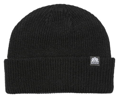Autumn Simple Beanie In Black - M I L O S P O R T