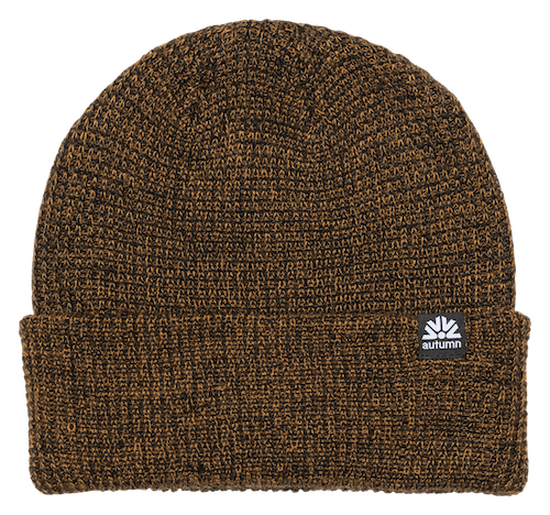 Autumn Simple Beanie In Brown Marl - M I L O S P O R T