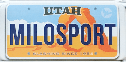 Milosport Bumper Sticker Skate Deck - M I L O S P O R T