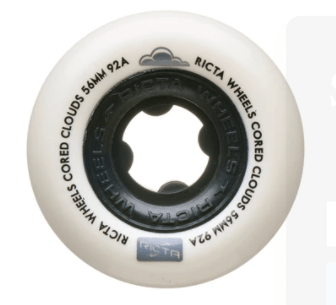 Ricta CORED Clouds Black 92A Skate Wheels - M I L O S P O R T