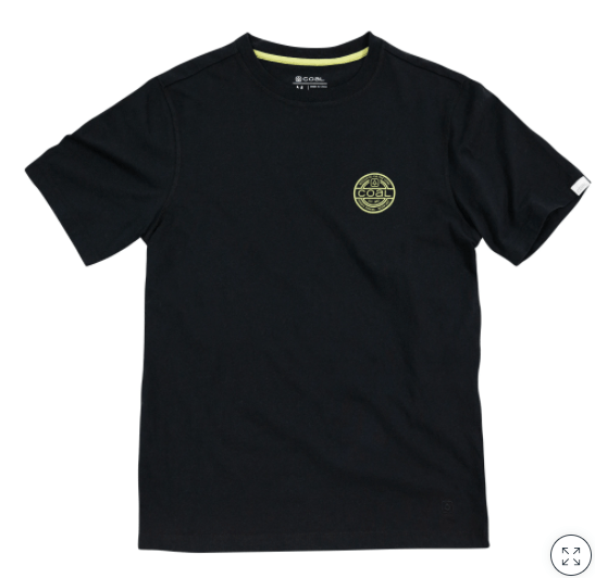 Coal Klamath Mens T-Shirt in Black - M I L O S P O R T