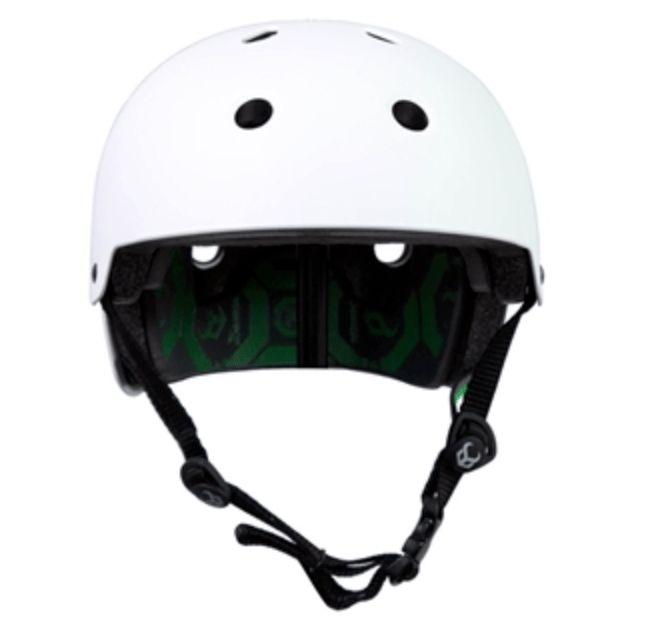 Demon Faktor Skate Helmet in White Size Large - M I L O S P O R T