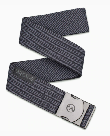 Arcade Hemmingway Belt in Black and Black - M I L O S P O R T
