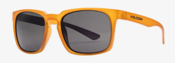 Volcom Alive Sunglass in Matte Honey with a Gray Polarized lens - M I L O S P O R T