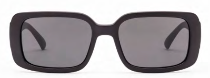 Volcom TRUE Sunglass in Gloss Black with a Gray lens - M I L O S P O R T