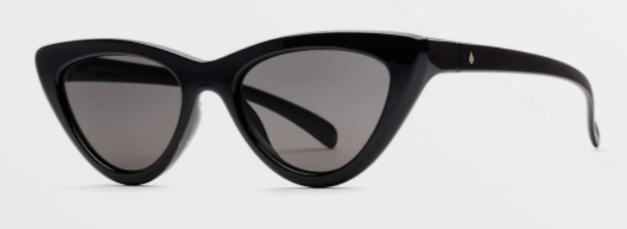 Volcom Knife Sunglass in Gloss Black with a Gray lens - M I L O S P O R T