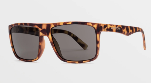 Volcom Franken Sunglass in Matte Tort with a Gray lens - M I L O S P O R T