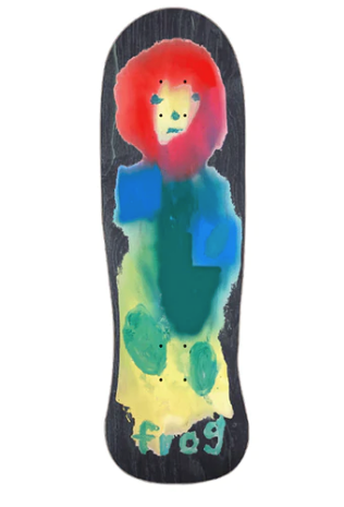 Frog Loomer Skateboard in Black - M I L O S P O R T