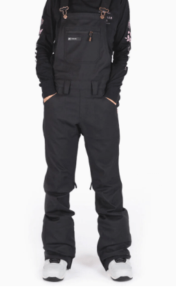 2022 L1 Loretta Overall Womens Snow Pant in Black - M I L O S P O R T