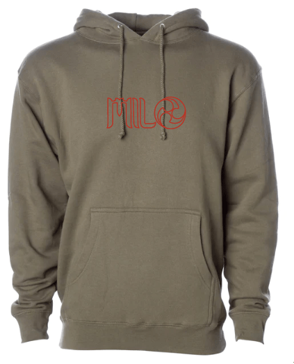 Milosport x Ronin Heavyweight Hoodie in Military Green - M I L O S P O R T