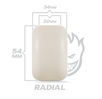 Spitfire Formula Four Radials Skate Wheels 99a - M I L O S P O R T